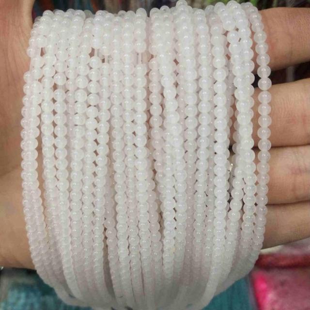 Natural Stone Round Beads Pink Quartz Amethysts