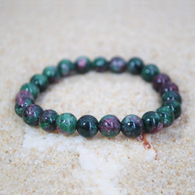Natural Stone Beads Bracelet Amethyst Rose Quartz