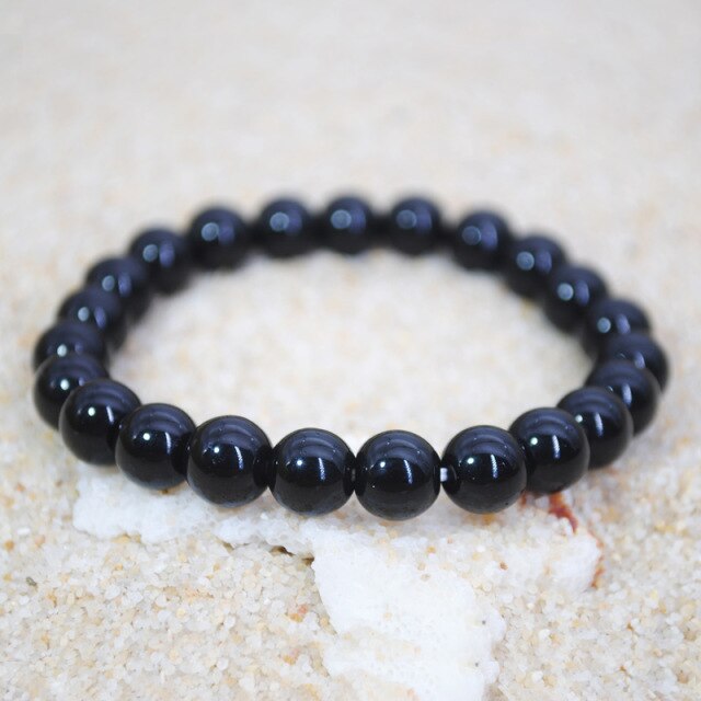 Natural Stone Beads Bracelet Amethyst Rose Quartz