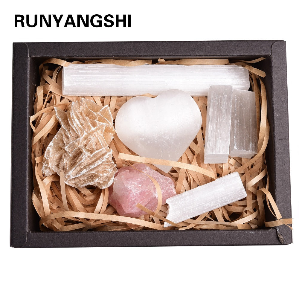 Gypsum Stone Collection Art Ornament Decoration Set