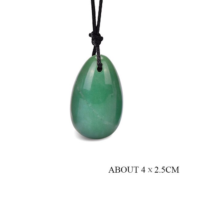 Natural Rose Quartz Yoni Egg Set Obsidian Kegel