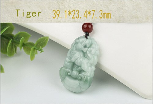 Burma Jadeite Pendant Hand Carved Lucky Amulet