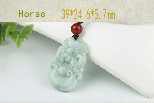 Burma Jadeite Pendant Hand Carved Lucky Amulet