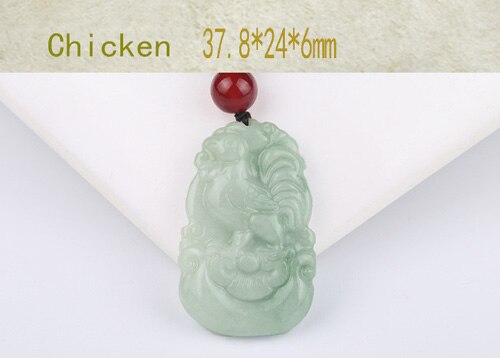 Burma Jadeite Pendant Hand Carved Lucky Amulet