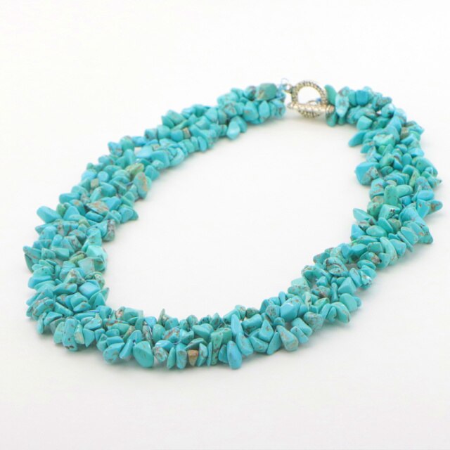 Natural Stone Necklace Irregular Red Coral