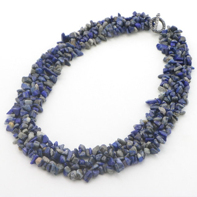 Natural Stone Necklace Irregular Red Coral