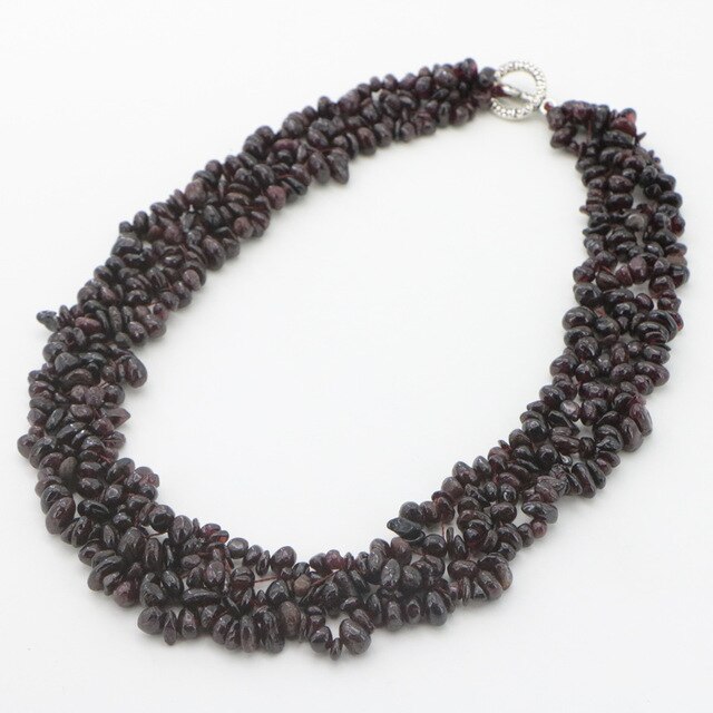 Natural Stone Necklace Irregular Red Coral
