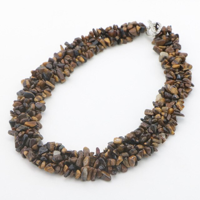 Natural Stone Necklace Irregular Red Coral
