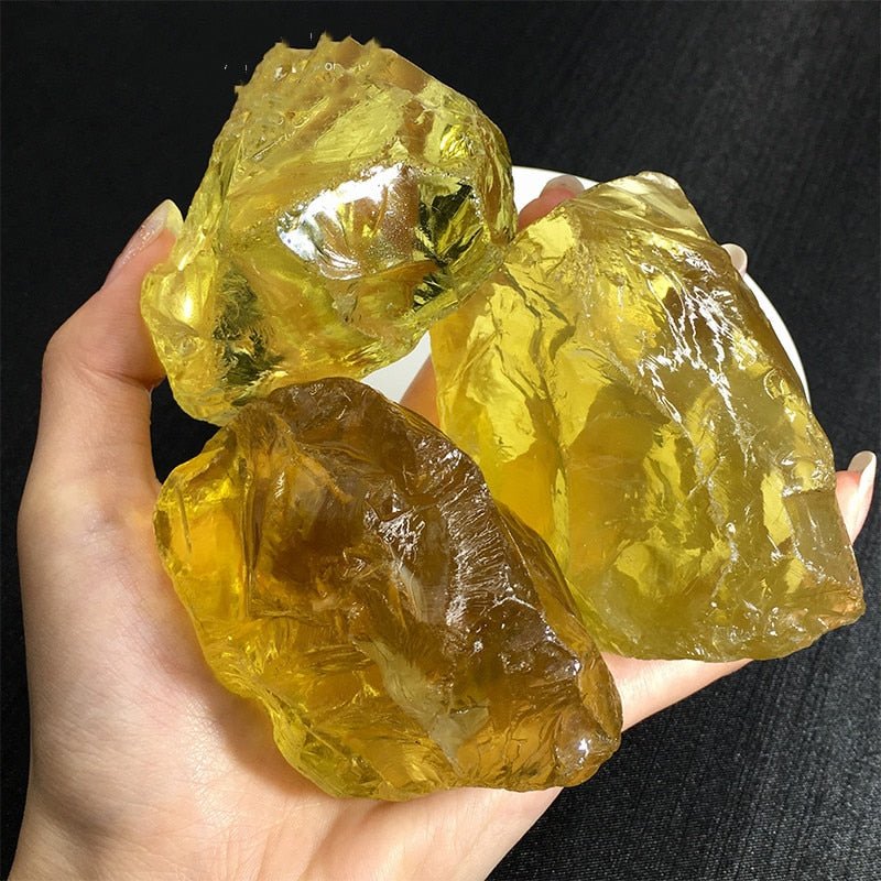 Natural Big Size Raw Topaz Citrine Rough Stones