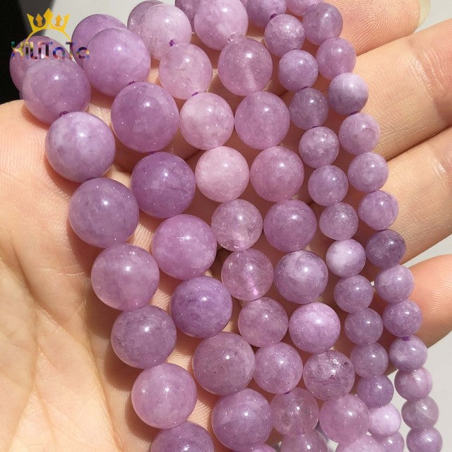 Natural Angelite Jades Stone Beads For Jewelry