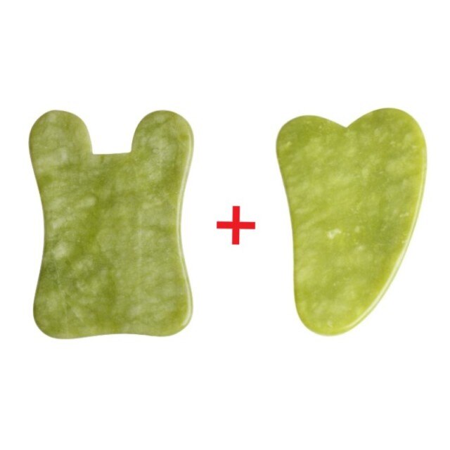 Natural Jade Massage Roller Guasha Board SPA Scraper