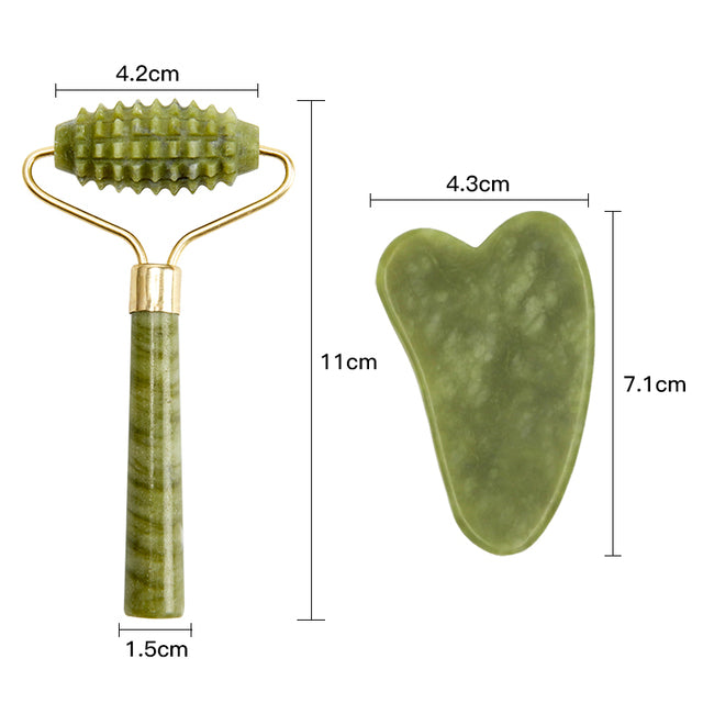 Jade Stone Face Massager Thin Face Lift Anti Wrinkle