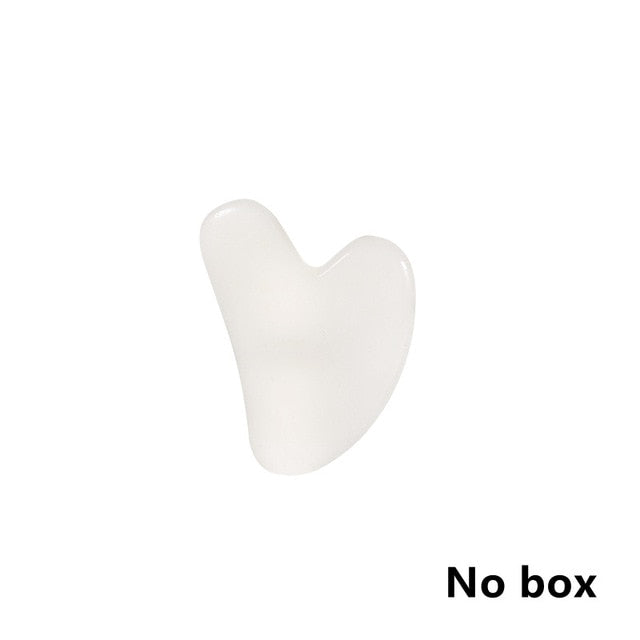 Facial Massage Roller Jade Spatula Set