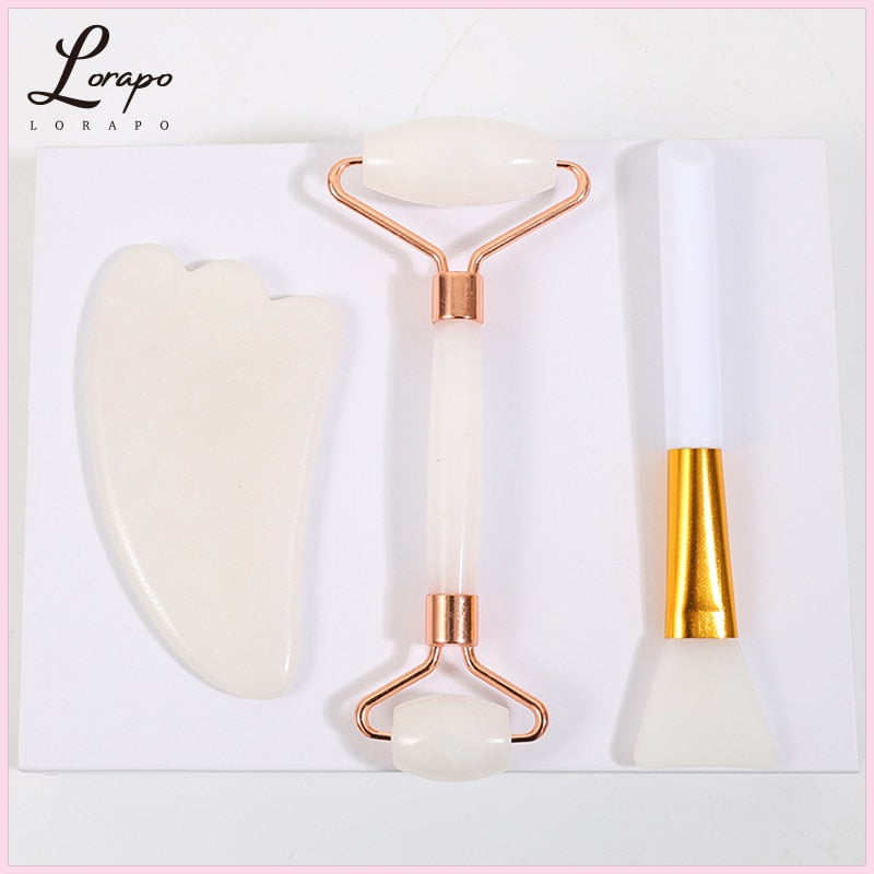 Jade Roller Natural Jade Face Massage Roller Slimming
