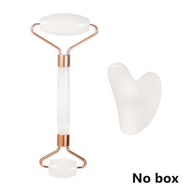 Jade Roller Natural Jade Face Massage Roller Slimming