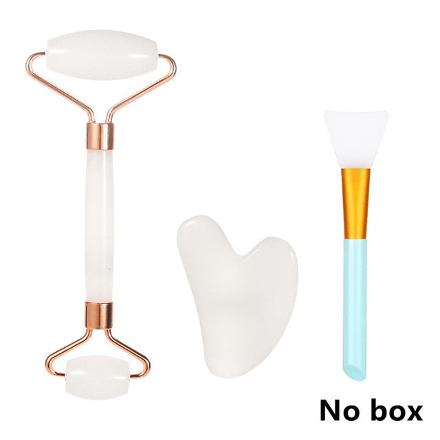 Jade Roller Natural Jade Face Massage Roller Slimming