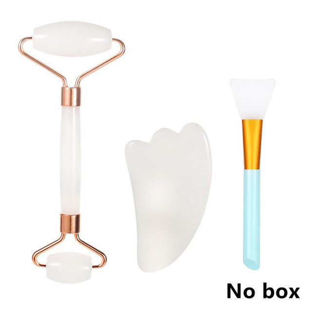 Jade Roller Natural Jade Face Massage Roller Slimming
