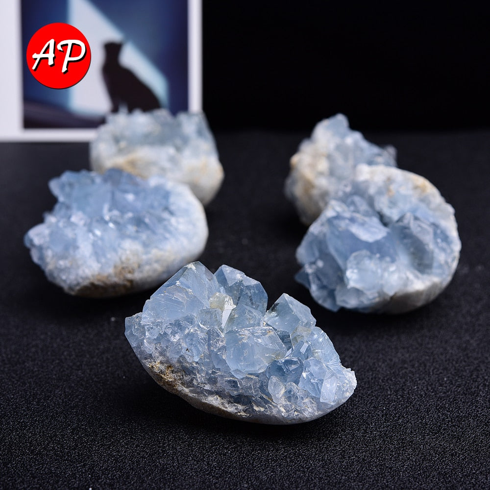 Madagascar Natural Celestite Mineral Healing Crystal