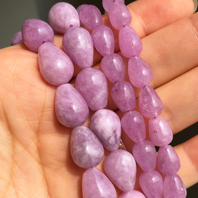 Natural Stone Water Drop Sunstone Chalcedony