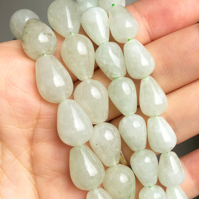 Natural Stone Water Drop Sunstone Chalcedony
