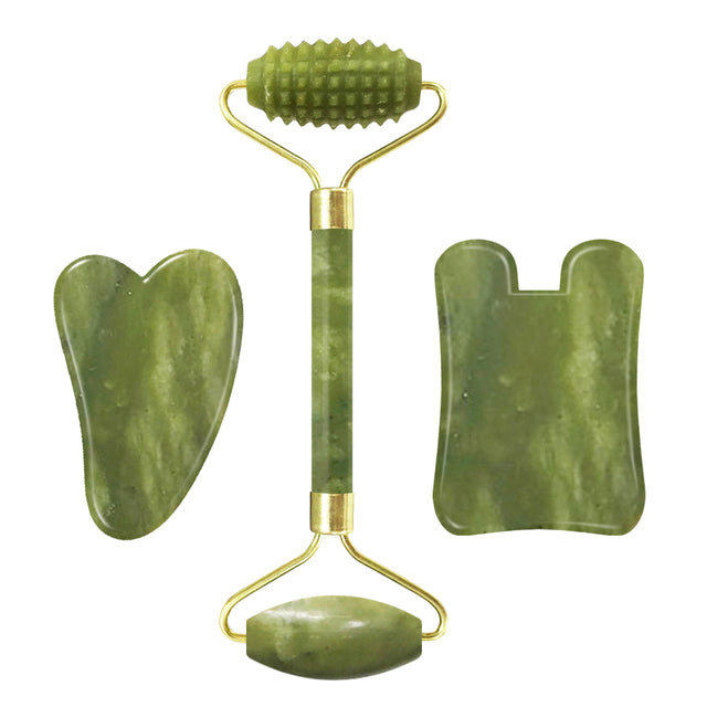 Jade Face Roller Natural Real Stone