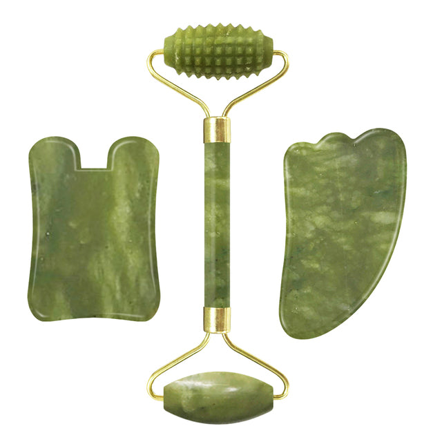Jade Face Roller Natural Real Stone