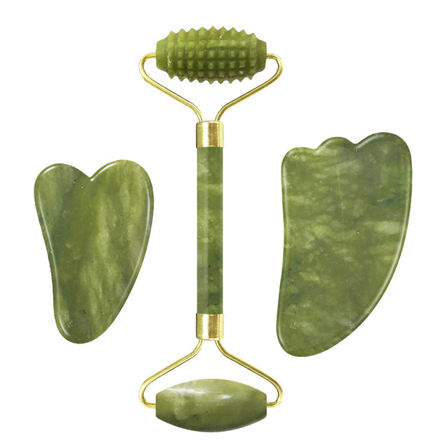 Jade Face Roller Natural Real Stone