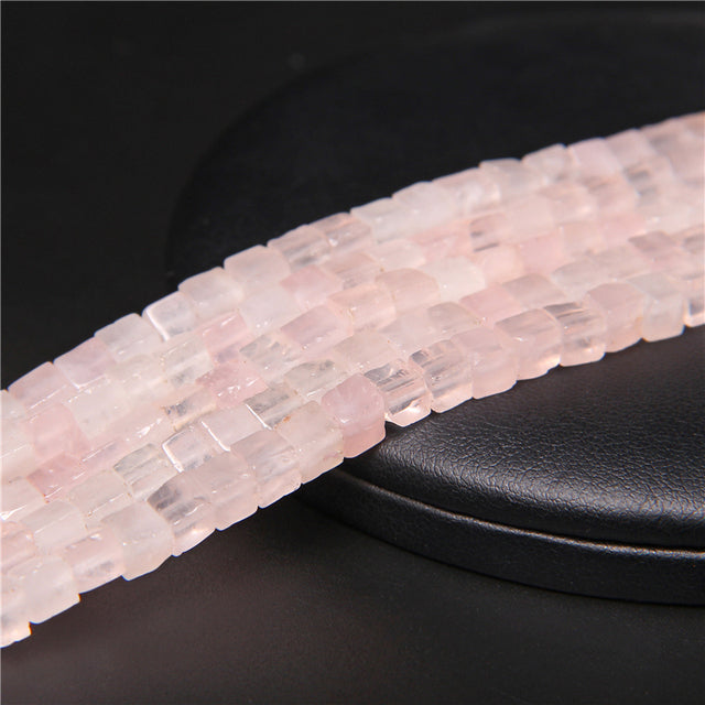 Natural Stone Square Jades Crystal Spacer Beads