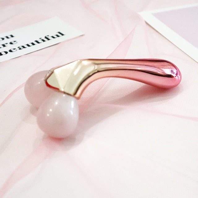 3D Face Lift Massager Crystal Jade Roller Facial Massage