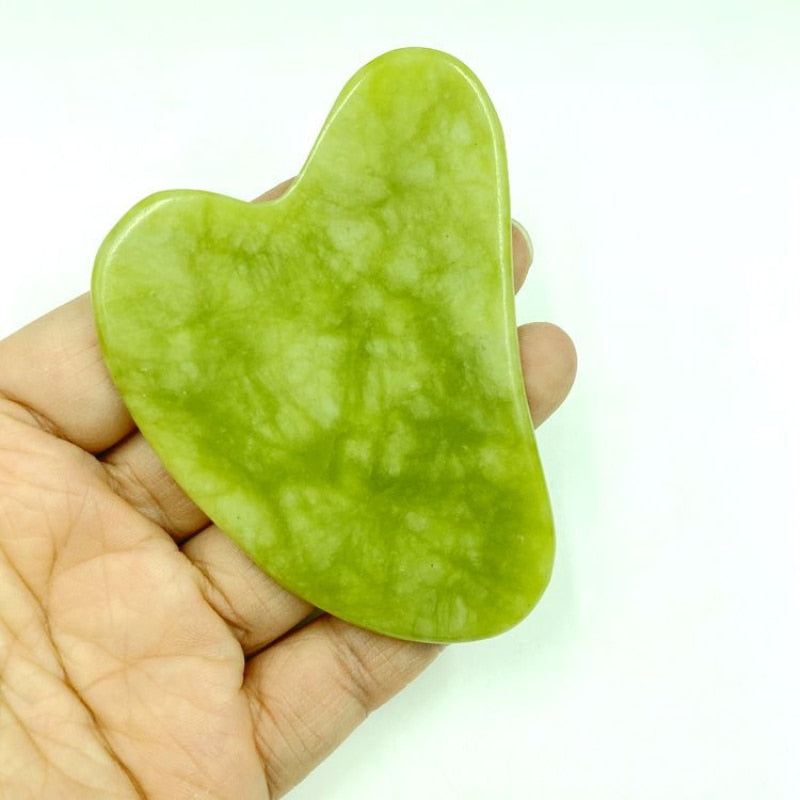 Gua Sha Jade Guasha Massage Board Natural Stone Scraper