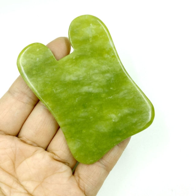 Gua Sha Jade Guasha Massage Board Natural Stone Scraper