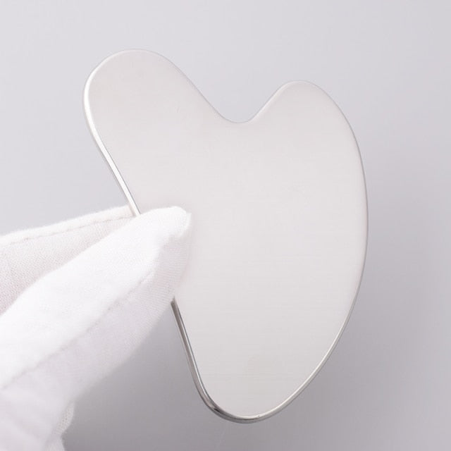 Stainless Steel Facial Roller Gua Sha Tool Set