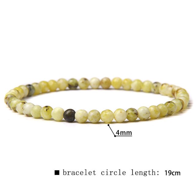 Green Blue Mini Beads Bracelet Cat Eye Jades