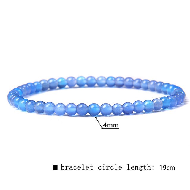 Green Blue Mini Beads Bracelet Cat Eye Jades