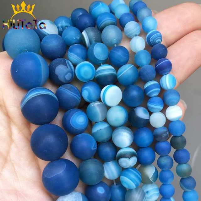 Natural Matte Frosted Jades Quartz Stone Round