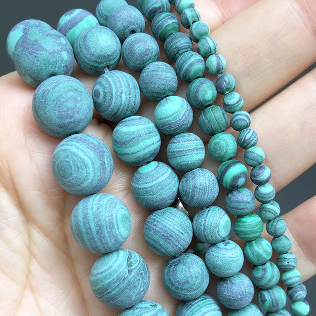 Natural Matte Frosted Jades Quartz Stone Round
