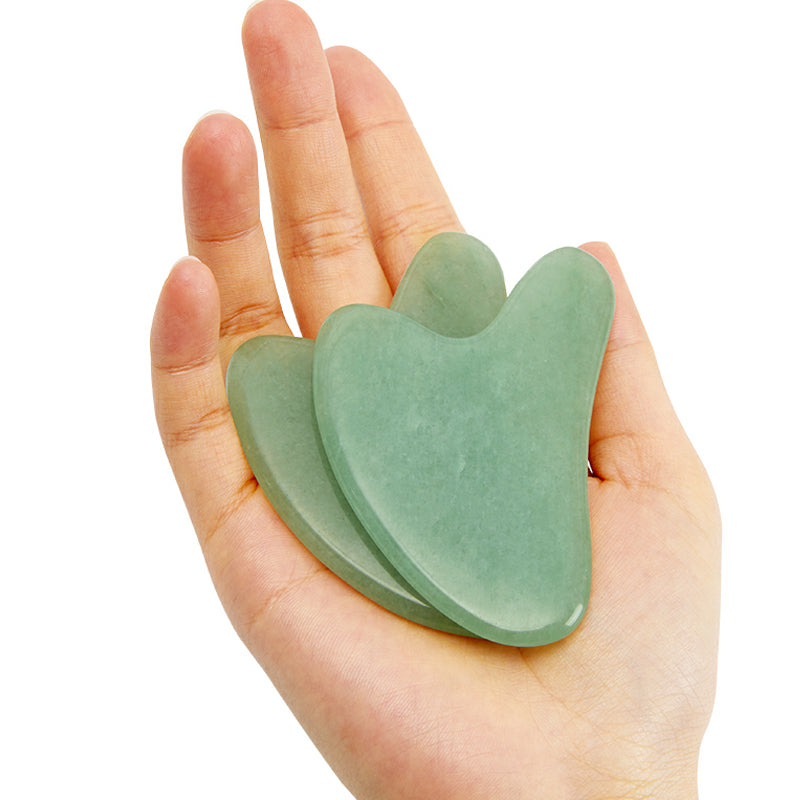 Natural Rose Jade Scraper Massager for Face Body