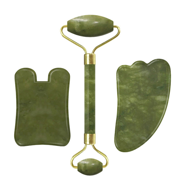 Jade Face Roller Natural Real Stone