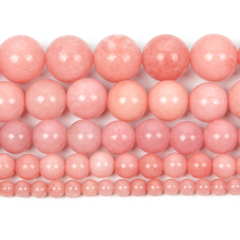 Natural Stone Beads Red Veins Jewelry