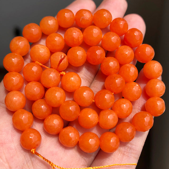 Natural Faceted Light Blue Jades Chalcedony Stone
