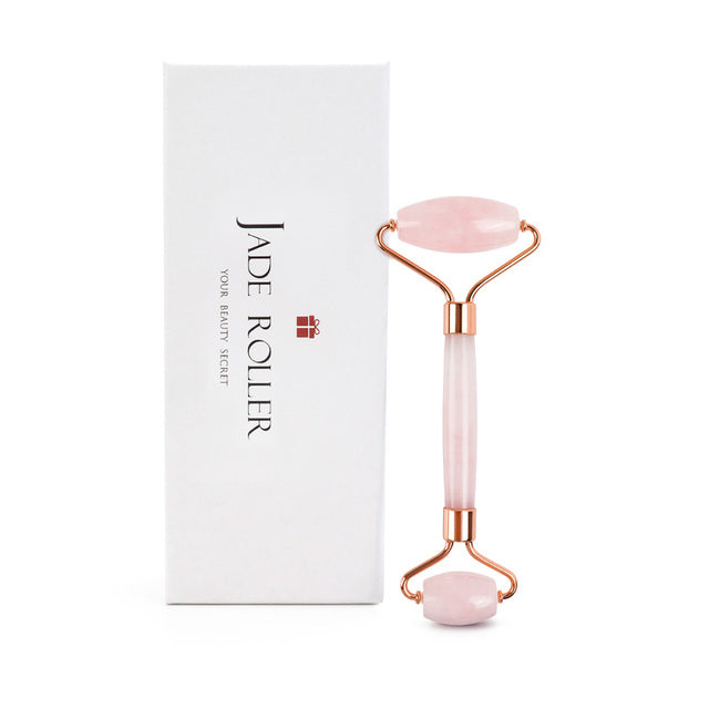 Mute Rose Quartz Facial Roller Jade