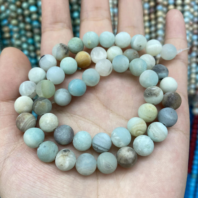 Matte Turquoises Jades Charms Minerals Beads