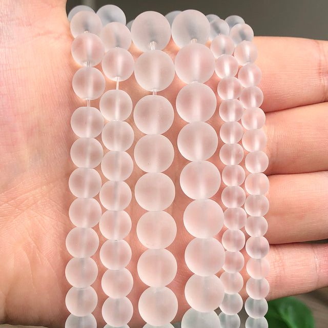 Natural White Stone Beads Howlite Crystal Pearl