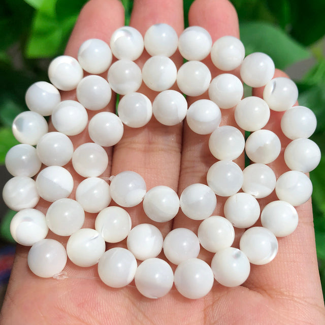 Natural White Stone Beads Howlite Crystal Pearl