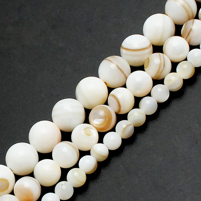 Natural White Stone Beads Howlite Crystal Pearl
