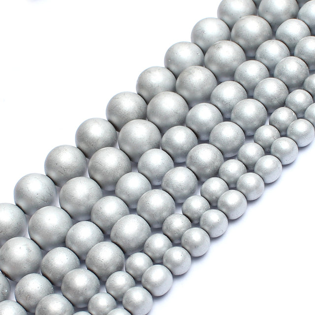 Natural White Stone Beads Howlite Crystal Pearl