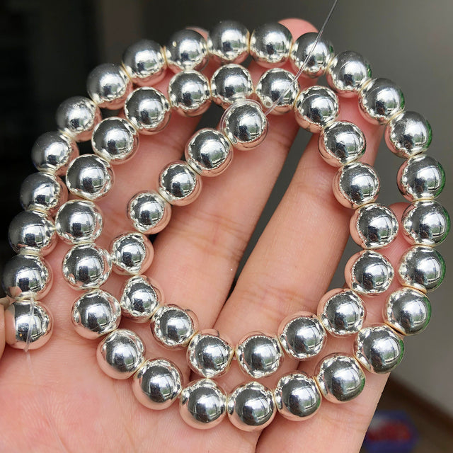 Natural White Stone Beads Howlite Crystal Pearl