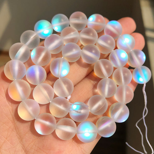 Natural White Stone Beads Howlite Crystal Pearl