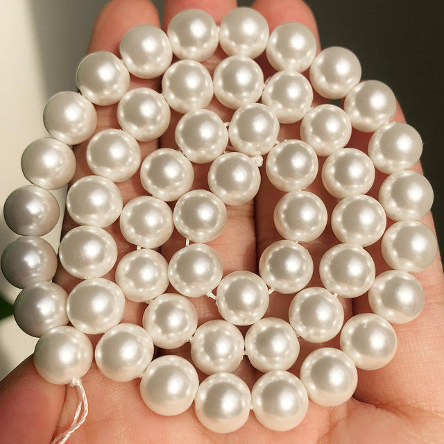 Natural White Stone Beads Howlite Crystal Pearl