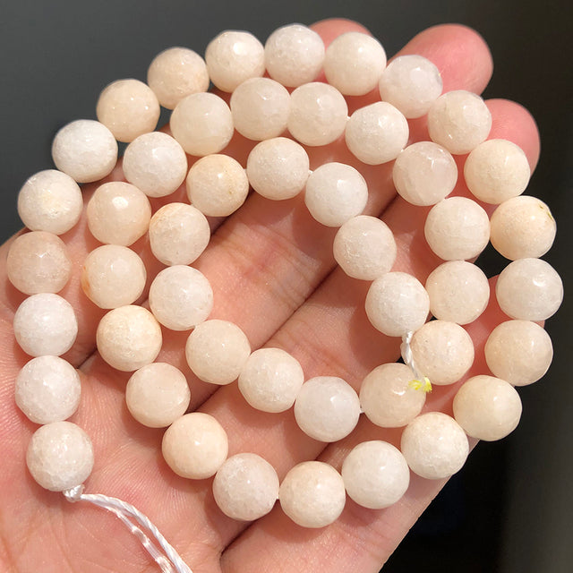 Natural White Stone Beads Howlite Crystal Pearl